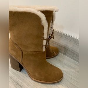 Ugg boots / bootie with block heels